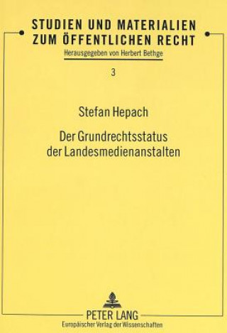 Carte Der Grundrechtsstatus der Landesmedienanstalten Stefan Hepach