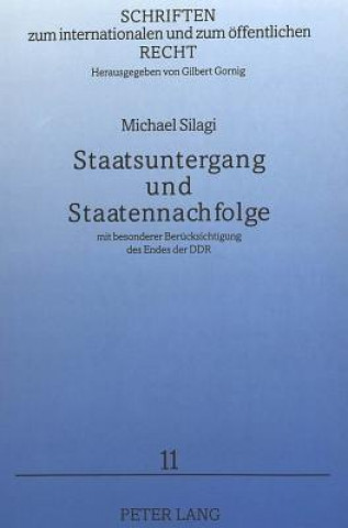 Könyv Staatsuntergang und Staatennachfolge Michael Silagi