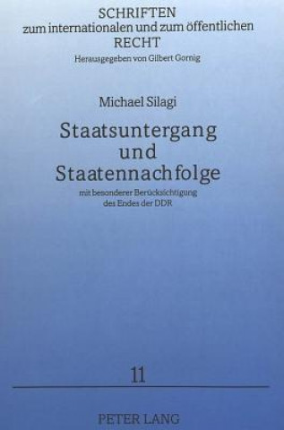 Kniha Staatsuntergang und Staatennachfolge Michael Silagi