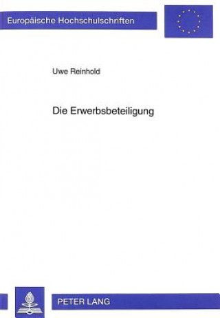 Knjiga Die Erwerbsbeteiligung Uwe Reinhold