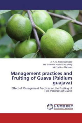 Kniha Management practices and Fruiting of Guava (Psidium guajava) A. K. M. Rafayatul Kabir