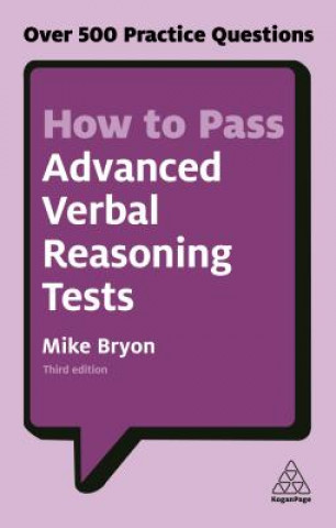 Könyv How to Pass Advanced Verbal Reasoning Tests Mike Bryon