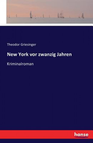 Könyv New York vor zwanzig Jahren Theodor Griesinger