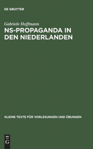 Książka NS-Propaganda in den Niederlanden Gabriele Hoffmann