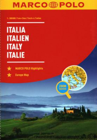 Carte Italy Marco Polo Road Atlas Marco Polo