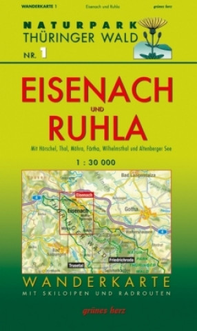 Printed items Wanderkarte Eisenach und Ruhla 