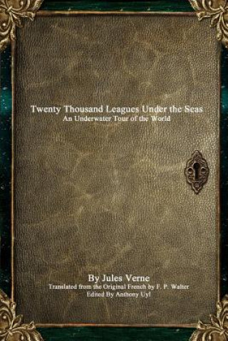 Carte Twenty Thousand Leagues Under the Seas Jules Verne