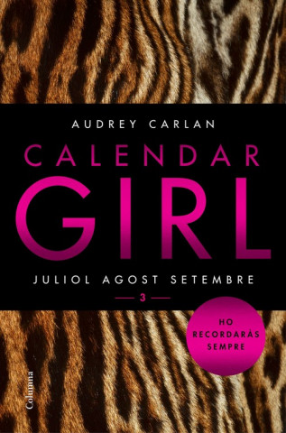 Book Calendar Girl 3 AUDREY CARLAN