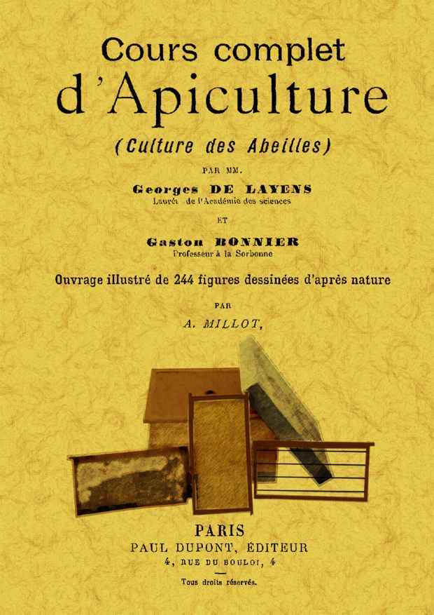 Carte Cours complet d'apiculture Gaston Bonnier