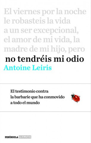 Kniha No tendréis mi odio ANTOINE LEIRIS