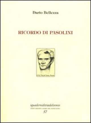 Book Ricordo di Pasolini Dario Bellezza