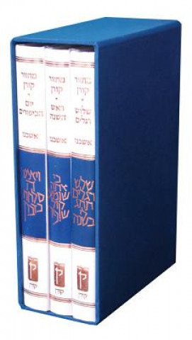 Carte Koren Classic Mahzor Set, Ashkenaz, 3 Volumes Koren Publishers