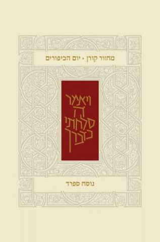 Kniha Koren Classic Yom Kippur Mahzor, Sepharad Koren Publishers