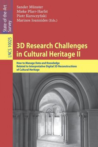 Könyv 3D Research Challenges in Cultural Heritage II Marinos Ioannides