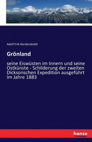 Carte Groenland Adolf Erik Nordenskiold