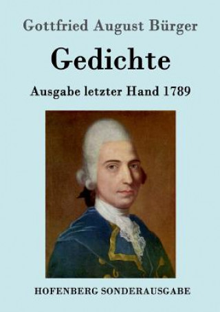 Kniha Gedichte Gottfried August Bürger