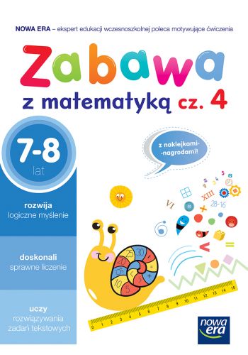 Książka Zabawa z matematyka Czesc 4 7-8 lat Malgorzata Paszynska