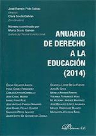 Kniha Anuario Derecho Educacion 2014 