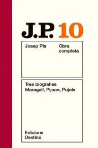 Libro Tres biografies 