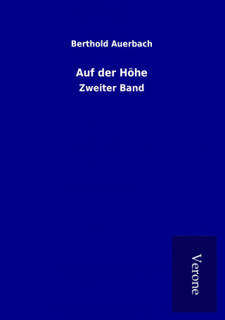 Book Auf der Höhe Berthold Auerbach