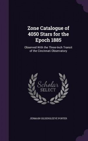 Kniha ZONE CATALOGUE OF 4050 STARS FOR THE EPO JERMAIN GILD PORTER