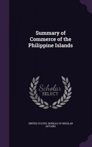 Könyv SUMMARY OF COMMERCE OF THE PHILIPPINE IS UNITED STATES. BUREA