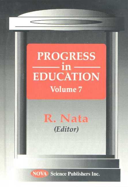 Kniha Progress in Education, Volume 7 R Nata