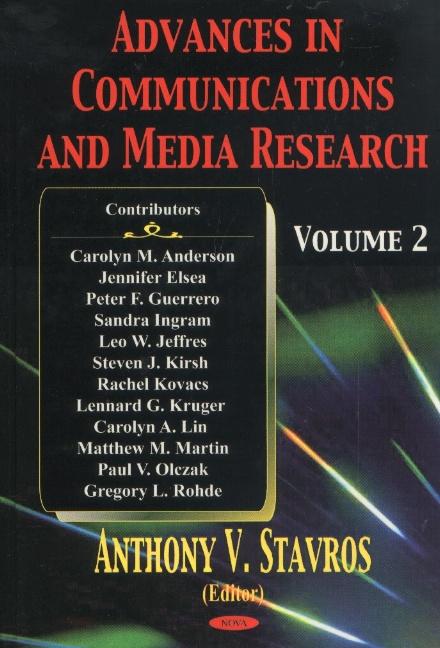 Carte Advances in Communications & Media Research Anthony V Stavros