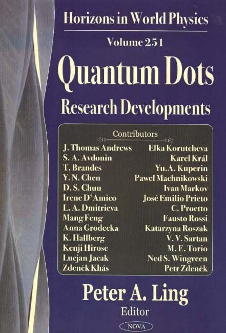 Buch Quantum Dots Peter A Ling