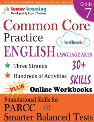 Kniha Common Core Practice - 7th Grade English Language Arts Lumos Learning