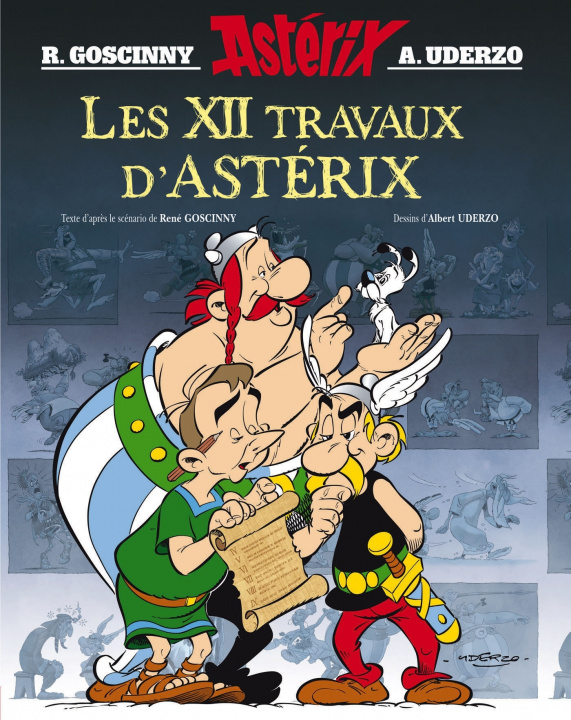 Carte Les douze travaux d'Asterix (Album du film) René Goscinny