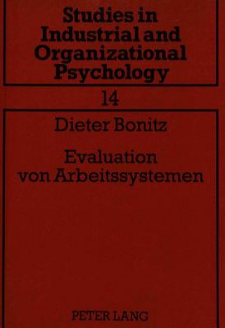 Könyv Evaluation von Arbeitssystemen Dieter Bonitz