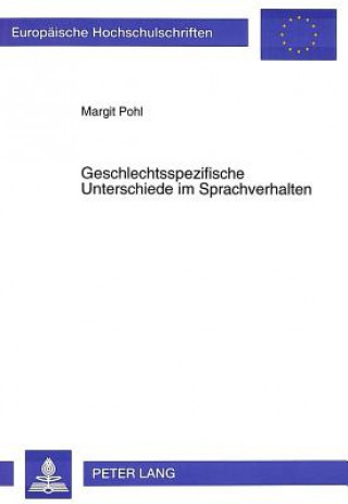 Carte Geschlechtsspezifische Unterschiede Im Sprachverhalten Margit Pohl