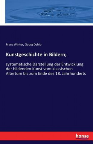 Livre Kunstgeschichte in Bildern; Georg Dehio