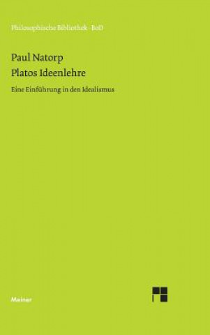 Kniha Platos Ideenlehre Paul Natorp