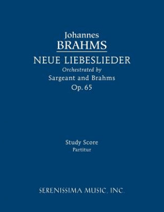 Kniha Neue Liebeslieder, Op.65 Johannes Brahms