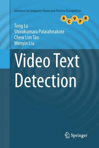 Kniha Video Text Detection Shivakumara Palaiahnakote