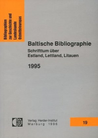 Carte Baltische Bibliographie 1995 Paul Kaegbein