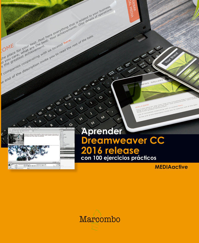 Kniha Aprender Dreamweaver CC release 2016 con 100 ejercicios prácticos 