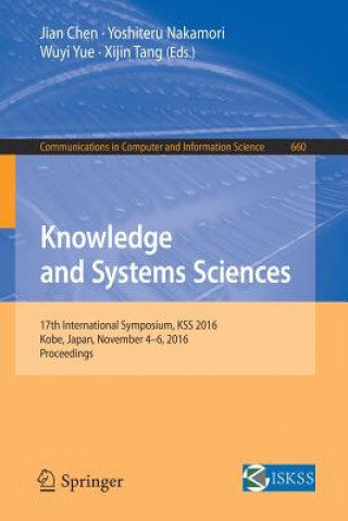 Knjiga Knowledge and Systems Sciences Jian Chen