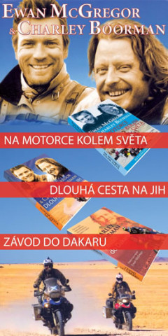 Carte Balíček 3ks Na motorce kolem světa + Dlouhá cesta na jih + Závod do Dakaru Ewan McGregor