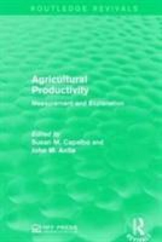 Kniha Agricultural Productivity 