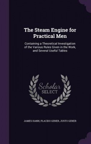 Libro Steam Engine for Practical Men James Hann