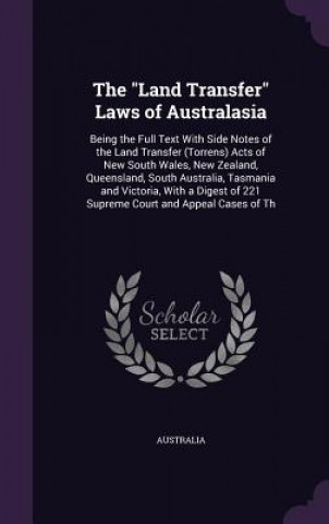 Kniha Land Transfer Laws of Australasia 