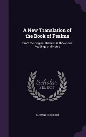 Carte New Translation of the Book of Psalms Geddes