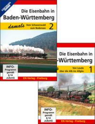 Videoclip Die Eisenbahn in Baden-Württemberg damals - Teil 1 und Teil 2 im Paket 