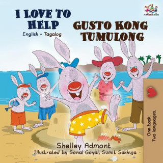 Könyv I Love to Help Gusto Kong Tumulong Shelley Admont