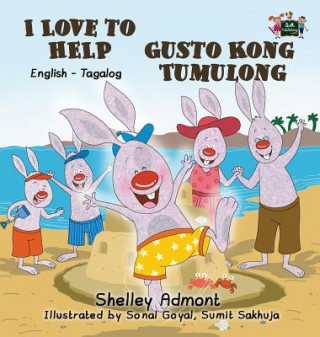 Könyv I Love to Help Gusto Kong Tumulong Shelley Admont