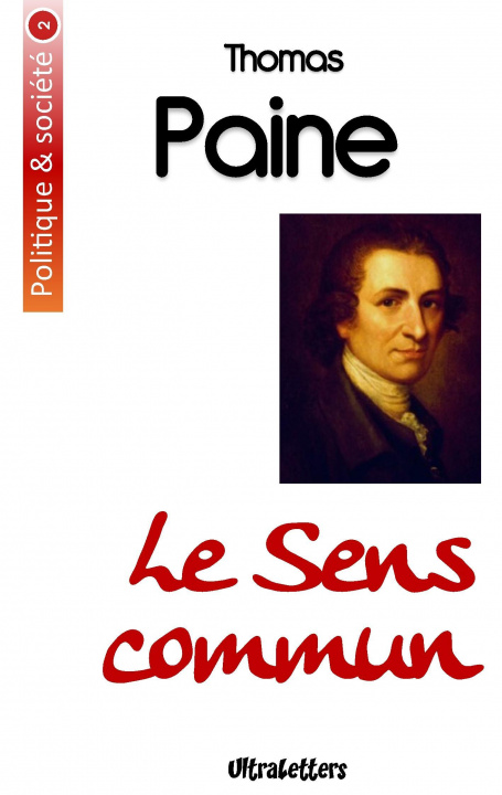 Kniha Le Sens commun Thomas Paine