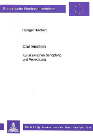 Knjiga Carl Einstein Rüdiger Riechert